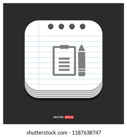 edit document icon - Free vector icon