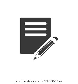 Edit document icon logo