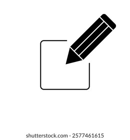 Edit Document Icon. Edit Document Symbol. Simple flat icon illustration of Edit Document. Edit Text sign.