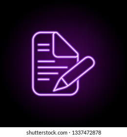 edit document icon. Web icons universal set for web and mobile