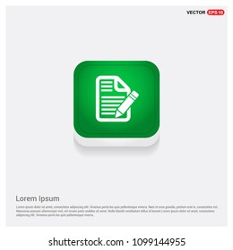 Edit Document IconGreen Web Button