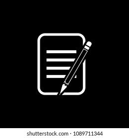 Edit document vector icon