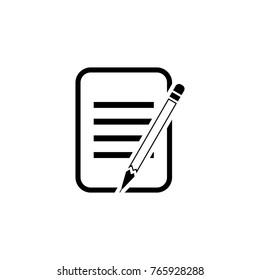 Edit document vector icon