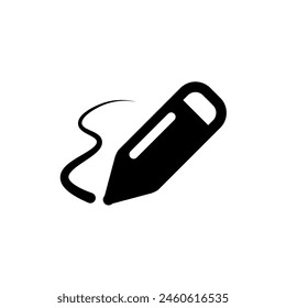Edit, draw, pencil icon vector on white background. 