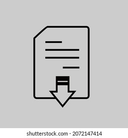 Edit file icon, note, sign up icon vector illustration on white background. color editable