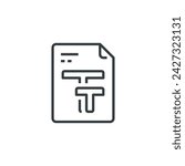 Edit File icon, Edit File vector illustration