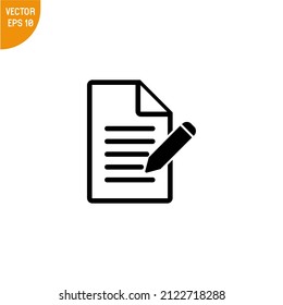Editar la plantilla del logotipo de la ilustración vectorial del icono de archivo para muchos fines. Aislado sobre fondo blanco.