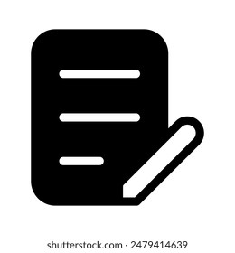 Edit File Icon Vector Symbol Design Illustration