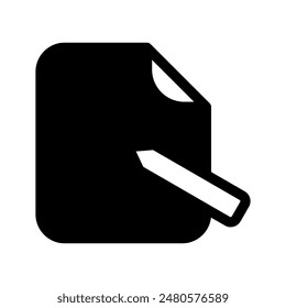 Edit File Icon Vector Symbol Design Illustration