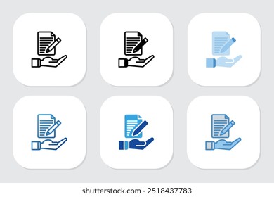 Editar iconos de archivo con varios estilos de diseño