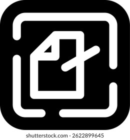 Edit file Line vector Icon Design