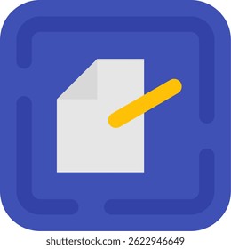 Edit file Line vector Icon Design