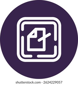 Edit file Line vector Icon Design