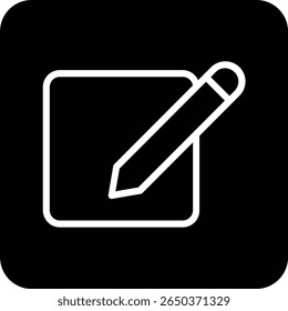 Editar design de ícone de vetor de glifo