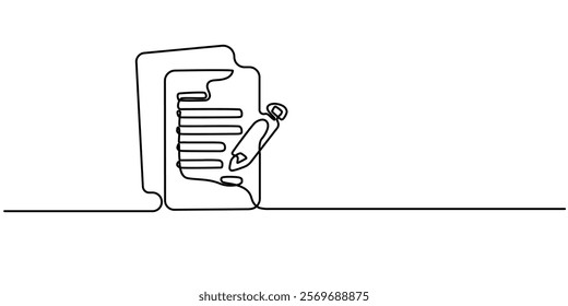 edit icon continuous one line drawing, edit pen icon, create modify pen sign button, sign up icon - editing text file document icons, Edit sign and symbol vector. Pencil icon. outline pro vector