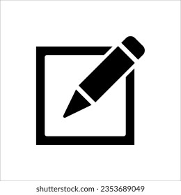 Edit icon. create icon isolated on white background