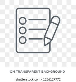 Edit icon. Edit design concept from  collection. Simple element vector illustration on transparent background.