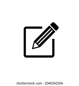 Edit icon. edit document sign and symbol. edit text icon. pencil. sign up