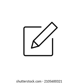 Edit icon. edit document sign and symbol. edit text icon. pencil. sign up