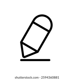 Edit icon. edit document icon. edit text icon. pencil, simple flat style, illustration, logo sign symbol pictogram template, for ui or ux isolated on white for mobile app, editable