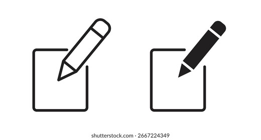 Bearbeiten-Symbol. doodle-Grafikvektoren