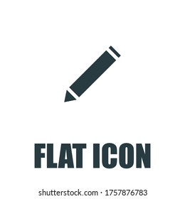Edit Icon. Flat illustration isolated vector sign symbol