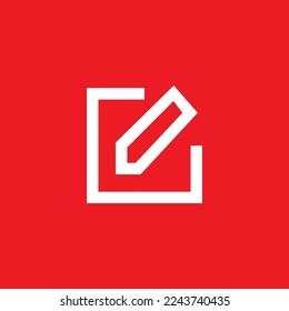 Icono de edición, plantilla de recursos gráficos, ilustración vectorial.
