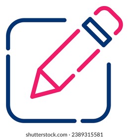 Edit icon illustration for UIUX, web, app, infographic etc