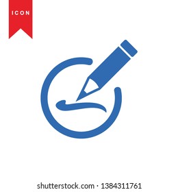 edit icon. isolated sign symbol - Vector
