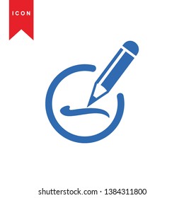 edit icon. isolated sign symbol - Vector
