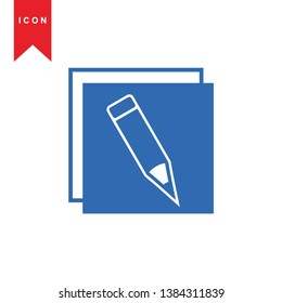 edit icon. isolated sign symbol - Vector
