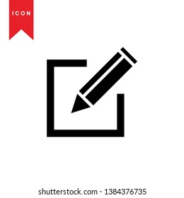 edit icon. isolated sign symbol - Vector