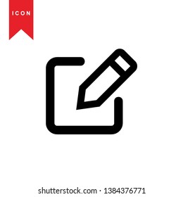 edit icon. isolated sign symbol - Vector