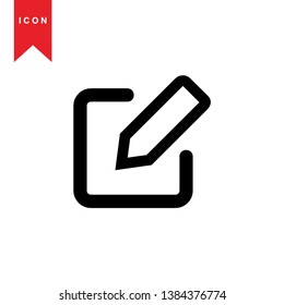 edit icon. isolated sign symbol - Vector