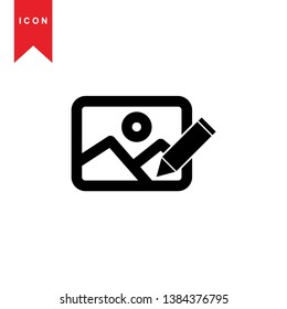 edit icon. isolated sign symbol - Vector