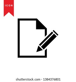 edit icon. isolated sign symbol - Vector