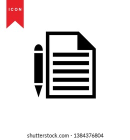 edit icon. isolated sign symbol - Vector