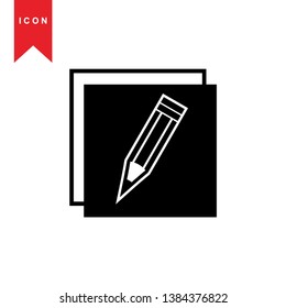 edit icon. isolated sign symbol - Vector