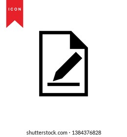 edit icon. isolated sign symbol - Vector