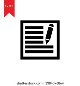 edit icon. isolated sign symbol - Vector