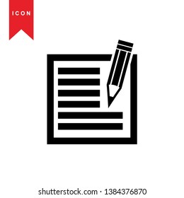 edit icon. isolated sign symbol - Vector