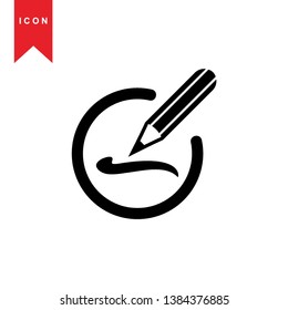 edit icon. isolated sign symbol - Vector
