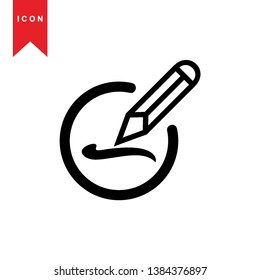 edit icon. isolated sign symbol - Vector