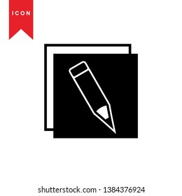 edit icon. isolated sign symbol - Vector