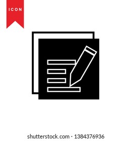 edit icon. isolated sign symbol - Vector
