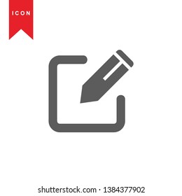 edit icon. isolated sign symbol - Vector
