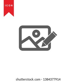 edit icon. isolated sign symbol - Vector
