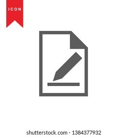 edit icon. isolated sign symbol - Vector
