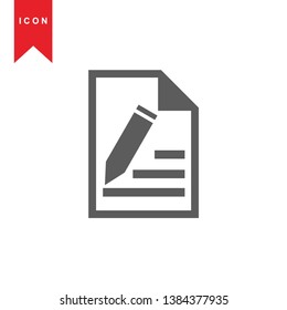 edit icon. isolated sign symbol - Vector
