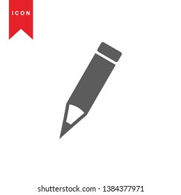 edit icon. isolated sign symbol - Vector
